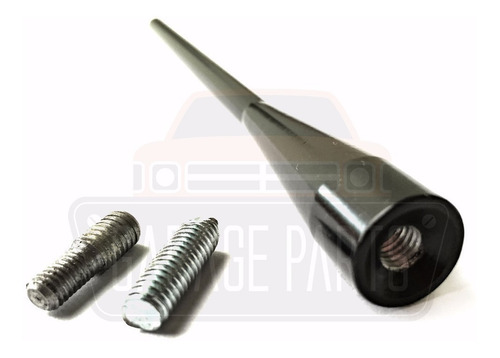 Haste Antena 15cm Metal Aluminio Fiesta Ecosport Ka Focus