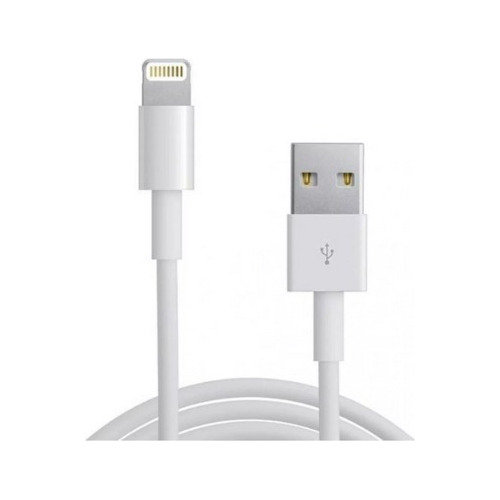 Cable Usb Apple Lightning iPhone 2 Mts Blanco Carga Rápida