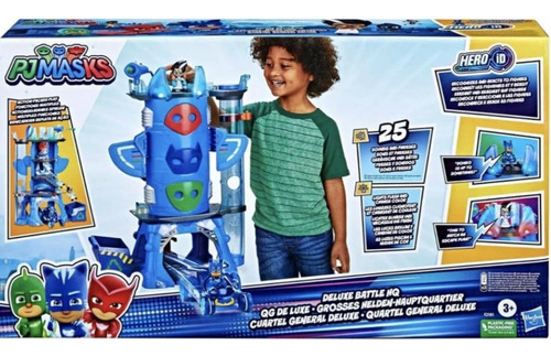 Pjmask Cuartel General +30 Sonidos. VehĂculo Y 2 Figuras