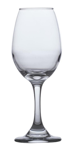 Conjunto 5 Taças De Vidro 318ml Vinho Tinto Água Cristal
