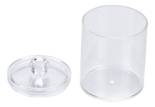 Funda Para Bastoncillos Acrílicos, Redonda, Transparente, De