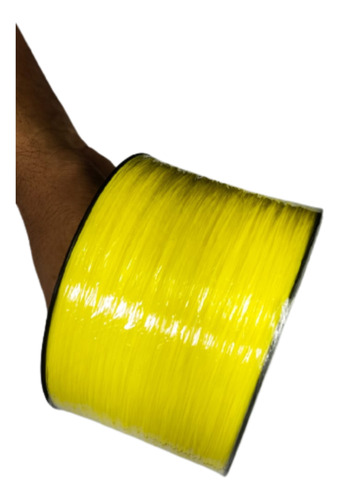 Línea de nylon 040 de 3000 yardas para cometas a rayas Roca de color amarillo