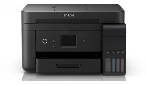 Impressora a cor multifuncional Epson EcoTank L6191 com Wi-Fi 110V preta