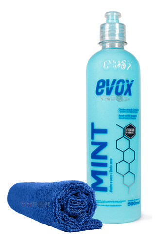 Banho Shampoo Automotivo A Seco Carro Mint 500ml Evox
