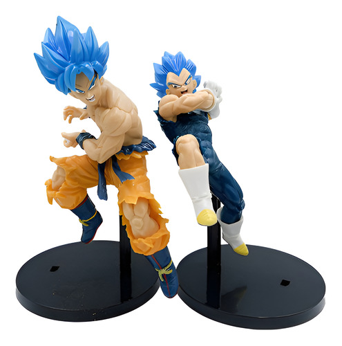 Figuras Dragon Ball Z Goku Y Vegeta En Acción 21 Cm