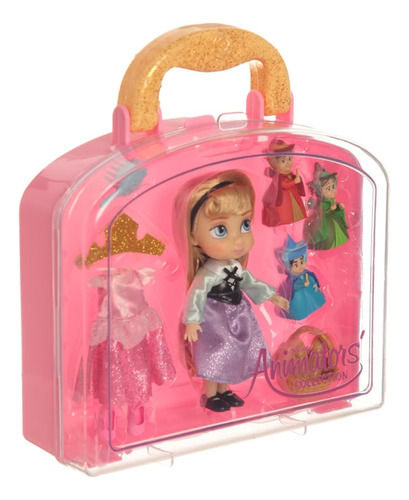 Disney Animators Set Juego Miniatura Aurora Bella Durmiente.