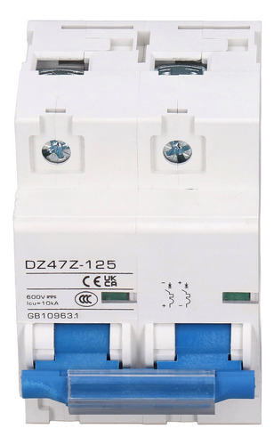 Disjuntor Fotovoltaico Dc Miniature 2p 10ka De Alta Corrente