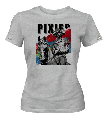 Camiseta Pixies Banda Rock Metal Poster Mujer Ikgd