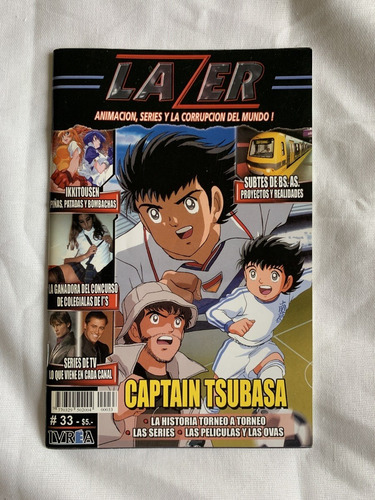 Revista Comic Manga Lazer N 33 Captain Tsubasa (Usado)