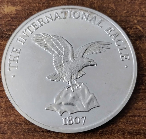 Medalla De 51,2 Gramos De Plata, De Ee.uu, (Usado)
