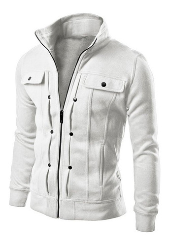 Blusa Moletom Slim B39 Jaqueta Casaco Moleton Masculino
