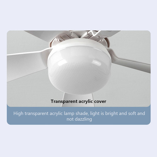 Y Ventilador De Teto E27 Com Luzes Led E Controle Remotol