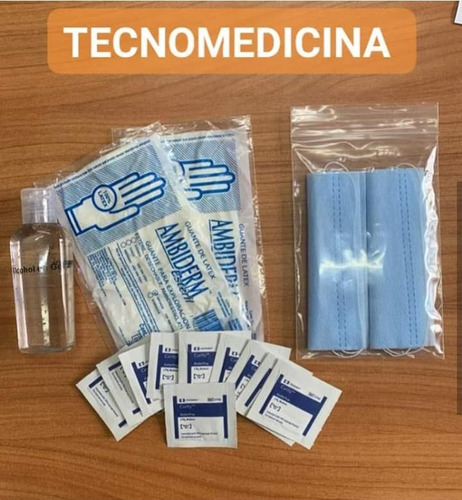 Imagen 1 de 4 de Kit Personal De Protección Y Desinfección Gel Antibacterial