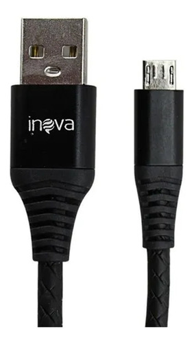 Cabo usb Inova Inova com entrada USB saída Micro-USB
