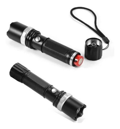 Linterna Tactica Led Recargable Baliza Cargador Usb Sy-torch