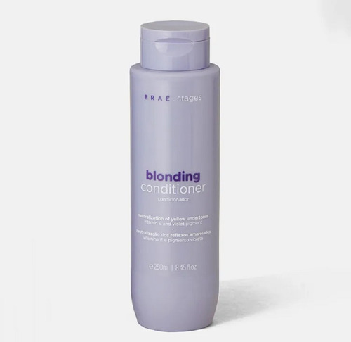 Kit Braé Stages Blonding Shampoo, Cond 250ml E Máscara 200g