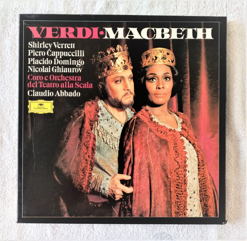 Claudio Abbado Lp Macbeth De Giuseppe Verdi Son 3 Discos Lp