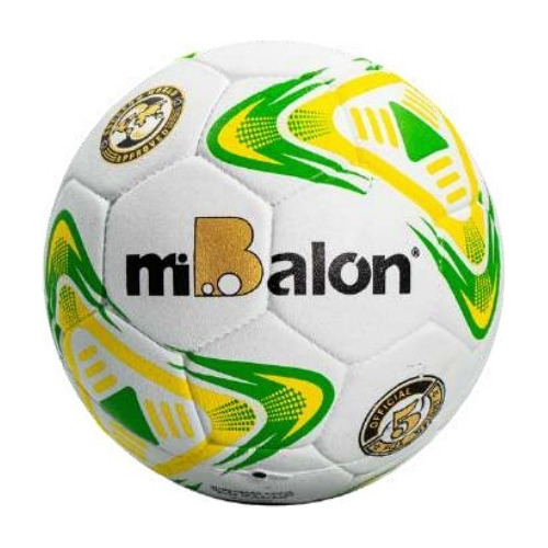 Pelota Walon Mibalón Fútbol #5 Modelo Cocido Verde