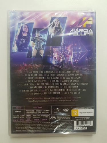 Dvd - Márcia Fellipe - ( Ao Vivo Em Recife )
