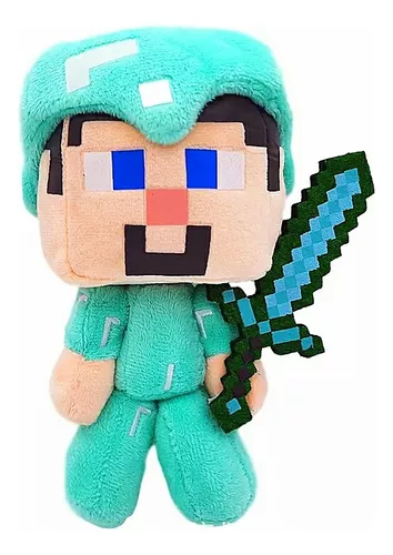 Boneco Creeper De Pelúcia Brinquedo Geek Jogo Minecraft !!!!