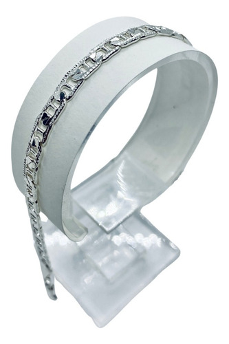 Pulso Guchi Diamantado Broche Perico 20.5cm 5mm (dplata)