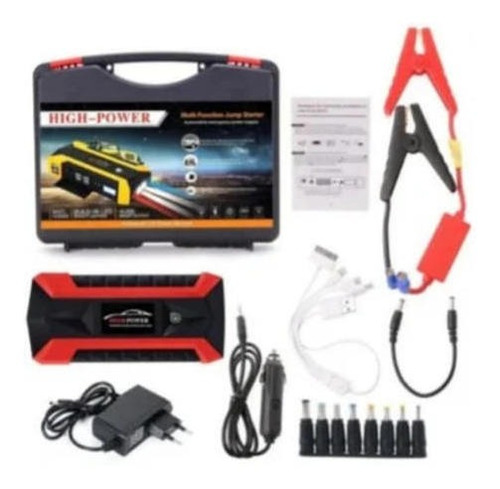 Arrancador Batería Auto 12v Multifunción 20000mah Linterna