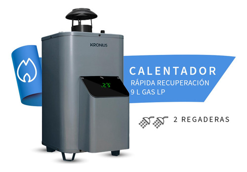 Calentador Eléctrico Rápida Recuperación 9 L Gas L.p.