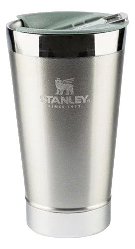 Copo Com Tampa E Abridor Stanley 473ml - Cor Stainless Steel Cor Prateado