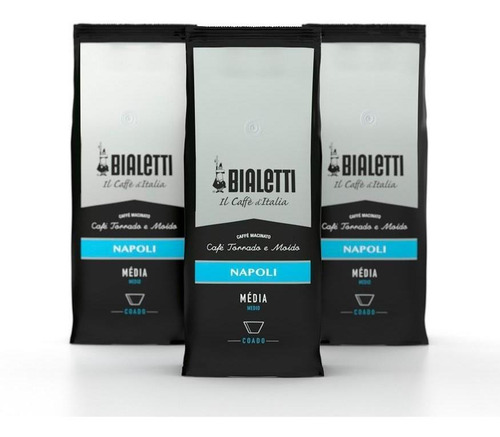 Imagem 2 de 6 de Café Napoli Para Coador - 500g - Bialetti