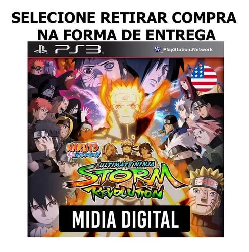 Naruto Shippuden Ultimate Ninja Storm Revolution BR Digital Ps3