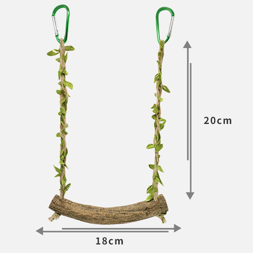 . Percha Para Loro Y Pájaro, Juguete Para Masticar, Escalar,