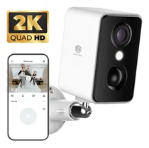 Comprar Cámara Seguridad Wifi 2k Jd C820 Inalámbrica Batería Recargable 5000 Mah Alerta Movimiento Visión Nocturna Infrarrojo Micrófono Vigilancia Interior Exterior Mascotas