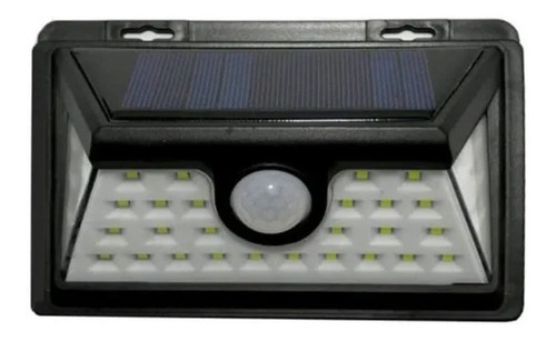 Foco Solar 30 Led Exterior 6w Sensor De Movimiento 800 Lm