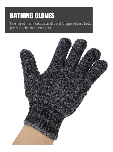 3 Pares De Guantes De Baño Sencillos Y Guantes De Ducha Para