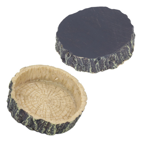 Plato De Agua Para Reptiles, 2 Unidades, Cuenco De Comida Pa