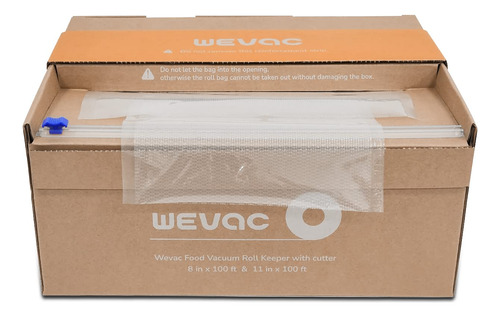 Rollos De Sellado Al Vacío Wevac 2 Rollos 20 X 30 M Y 28 X 3