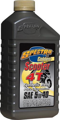 Aceite Spectro Golden Scooter Semi-syn 4t 5w40 1 Lt