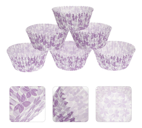 Moldes Para Hornear Magdalenas, 200 Unidades, Para Tartas, M