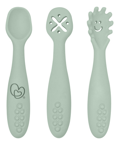 Juego De Cucharas De Silicón Para Bebé Dreambaby