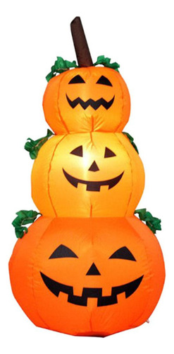 Fantasma De Calabaza Inflable De Halloween De 4 Pies Con [u]