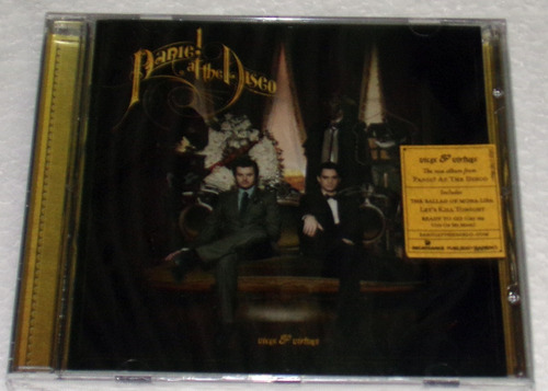 Panic At The Disco Vices & Virtues Cd Sellado / Kktus