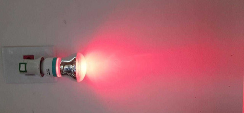 Lampada Led Spot Refletora Espelhada R63 220v Vermelho