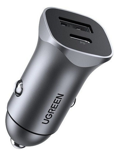 Cargador De Auto Ugreen Usb C Pd Y Qc 3.0 20w Carga Rápida