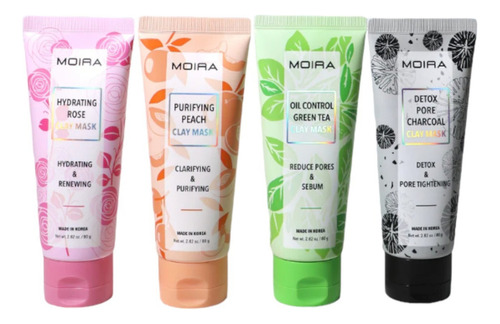 Mascarilla De Arcilla Hidratante Moira Made In Korea Tipo de piel Detox Pore Charcoal