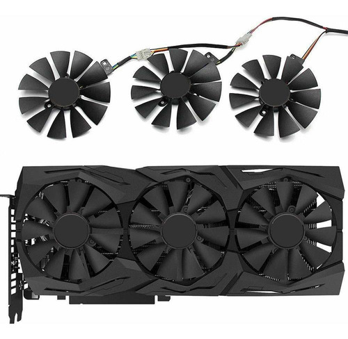 Teleson Ventilador Tarjeta Grafica Para Asus Rog Strix Un