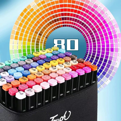 Children's Coloring Books + Cans 80 Colors