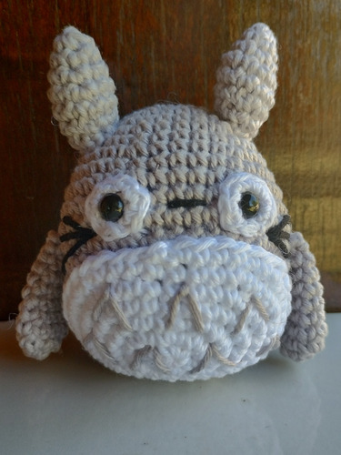 Totoro Em Amigurumi - Chaveiro De Crochê (studio Ghibli)