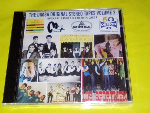Cd Rock & Roll Orfeon 2021 Dimsa Original Stereo Tapes Vol 2