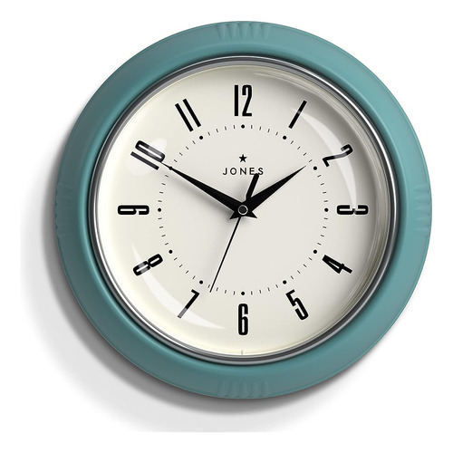 Jones Clocks® Round Retro Wall Clock El Reloj Redondo De Ket