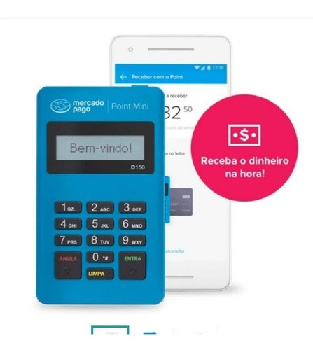 Imagem 2 de 5 de Maquina Maquininha De Cartão Débito E Credito Point Mini